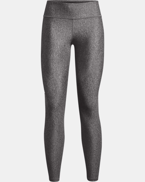 Women's HeatGear® No-Slip Waistband Mid-Rise Full-Length Leggings, Gray, pdpMainDesktop image number 4